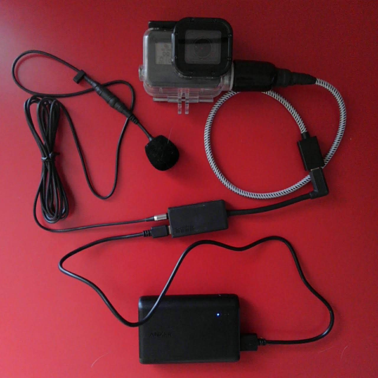 解決】アクションカメラ(Gopro)の設置(4) GoPro5 マイクアダプター ...